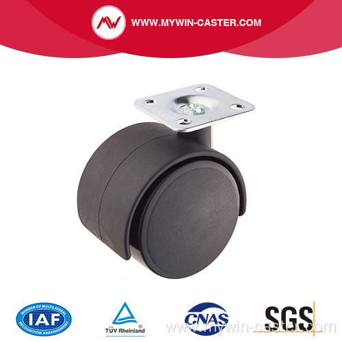 40mm PA Swivel Top Plate Furniture Caster